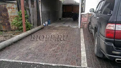 Мощение брусчаткой