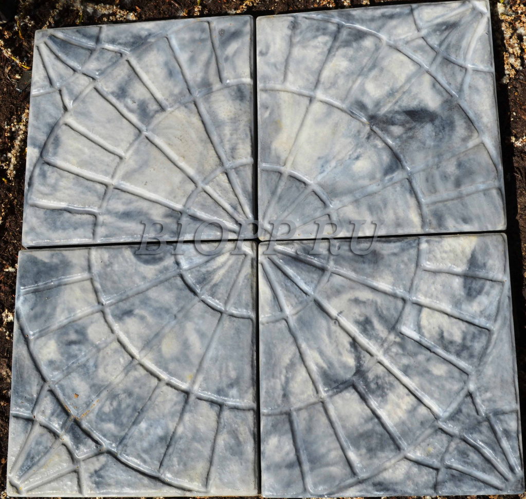 Тротуарная плитка Мрамор из бетона