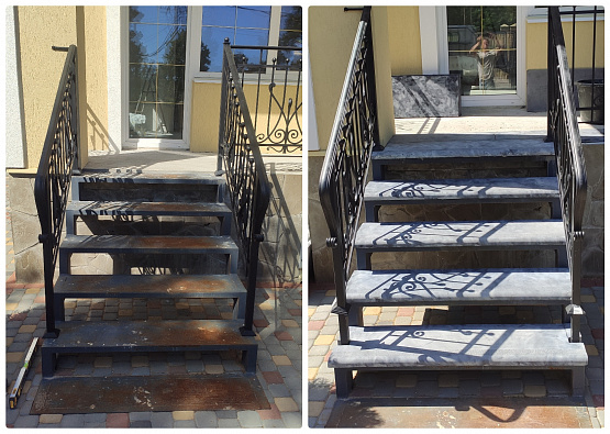 Бетонные ступени для реставрации лестниц 